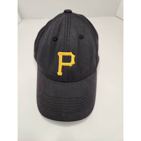Pittsburgh Pirates Hat Cap Snap Back MLB Baseball XS Black Logo - Picture 1 of 5